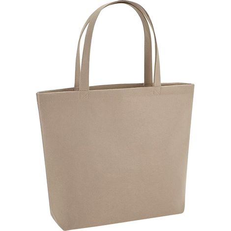 Sac cabas en feutre Bagbase, taille unique, couleur sable (1/2)