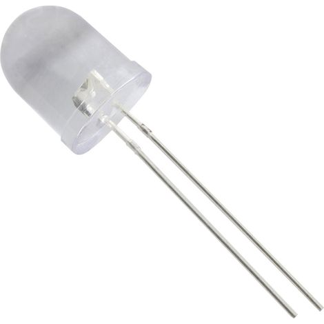 TRU COMPONENTS 1573762 LED bedrahtet Weiß Rund 10 mm 2800 mcd 25 ° 20 mA 3.1 V