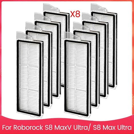Filtres HEPA pour aspirateur robot Roborock S8 MaxV Ultra/S8 Max Ultra, pièces de rechange