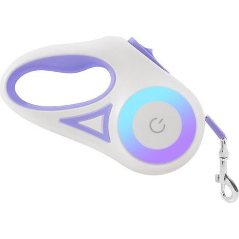 Guinzaglio per cani, guinzaglio con luci a LED, guinzaglio retrattile automatico che non ti farà male alle mani, guinzaglio per cani, accessori per animali domestici (1/5)
