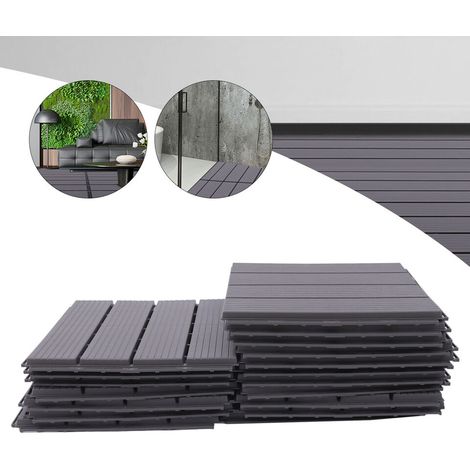 22 pièces carreaux de sol carrelage balcon terrasse carrelage terrasse 3030cm (1/5)