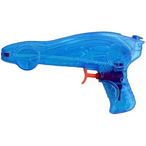 Marbueno Pistola de Agua Plástico Presión Color Azul para Jardín y Playa