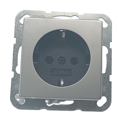 GIRA 4188600 PRISE DE COURANT ACIER INOXYDABLE IP20
