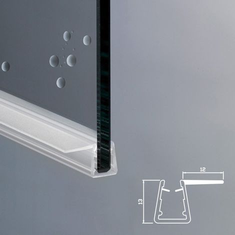 Guarnizione Box Doccia Ricambio Verticale Vetro 6mm 8mm EC-12-304 (1/3)