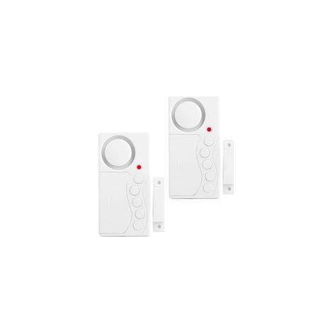 Lot de 2 alarmes de porte de congélateur, alarme de sécurité pour fenêtre, alarme de réfrigérateur sans fil (1/4)