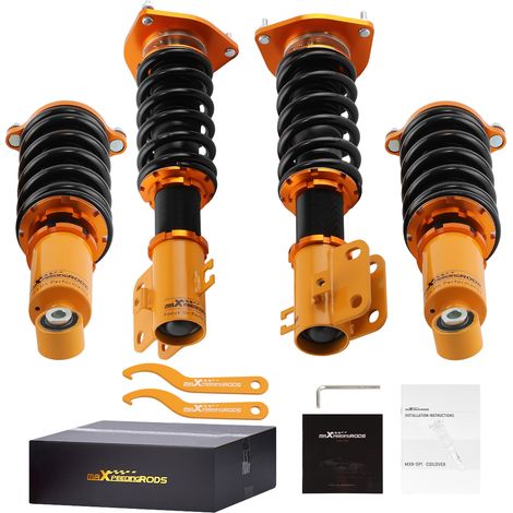 Coilover Suspension Kit for Subaru Legacy MK3 00-04 BE 2.5 AWD Adjustable Height (1/5)