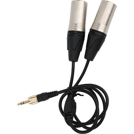Câble Audio Sortie Stéréo 3,5 mm Vers XLR Mâle - Pour Microphone - Compatible Mixeur Haut-Parleur Ordinateur - 1 Pièce (1/5)