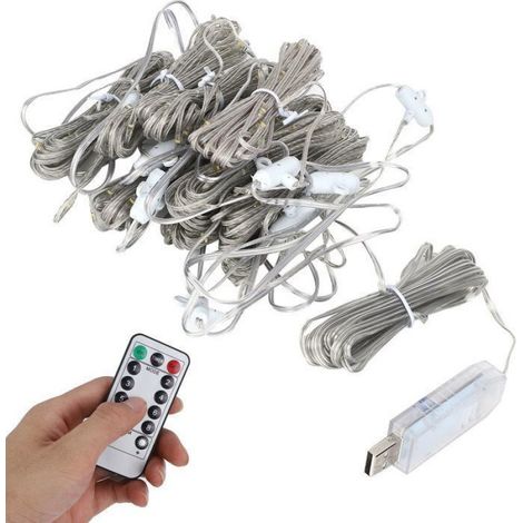 3x3meter window curtain string light 8 modes usb powered color changing lights wedding party decor Femeo (1/5)