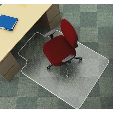 Q-connect Schutzmatte transparent 1143x1346 mm