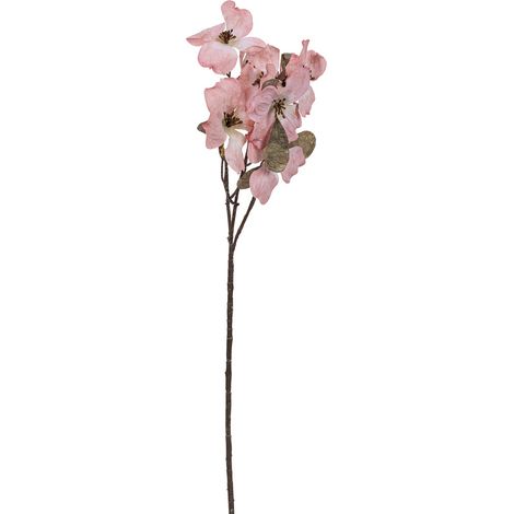 Planta rama de cornus decorativa artificial rosa 24x24x72h cm (1/5)