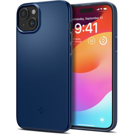 Etui ochronne do iPhone 15 Plus Thin Fit niebieskie (1/2)