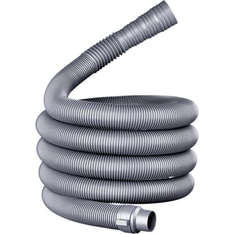Rallonge pour tuyau d'évacuation lave-linge et lave-vaisselle – Tuyau flexible en polypropylène de 1 mètre pour raccords de 20 à 25 mm de diamètre (1/5)