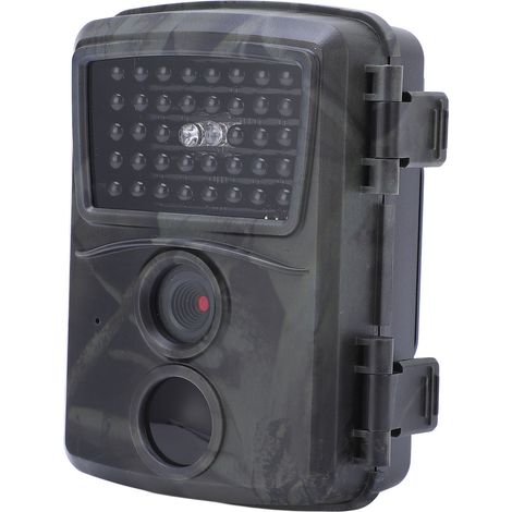 Caméra de chasse 12MP HD vidéo 1080P IP54 déclenchement rapide 0,8s vision nocturne infrarouge pour observation faune et jeu (1/5)