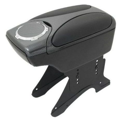 Universelle schwarze Armlehne für Autos mit Carbon