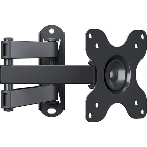 Support mural universel pour téléviseur, compatible avec les moniteurs de 13 à 27 pouces, capacité de charge maximale de 15 kg. (1/5)