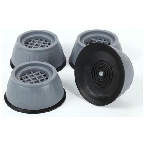 Set of 4 anti-slip and shock-absorbing pads for washing machine, 8 cm elevation, universal and durable refrigerator drum base (1/5)