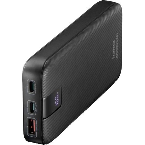 Hama Power bank 20000 mAh Consegna di potenza 3.0, Ricarica rapida 3.0 LiPo Antracite (1/5)