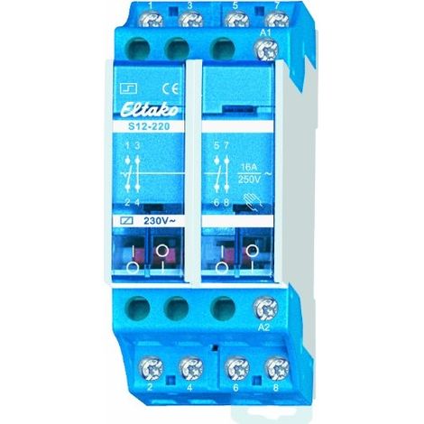 Eltako S12-400-230V conmutador eléctrico negro 230 V 10 A