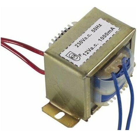 – Transformateur pour luminaire 12VA – Tension 12V – Courant 1000mA – Cadre ouvert pour installation facile - VA 1 X (1/2)