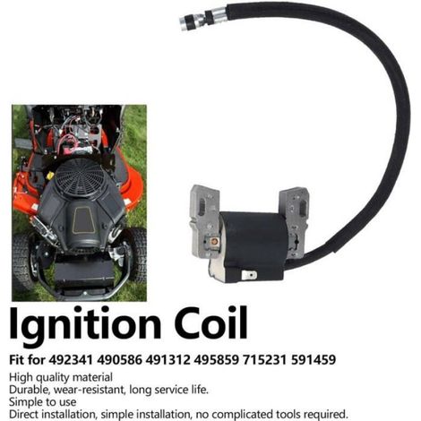 Bobine D'allumage pour 492341 490586 491312 495859 715231 591459 Pièces de Tondeuse à Moteur (1/4)