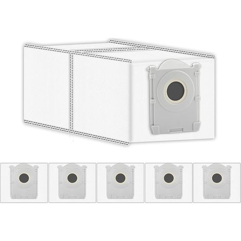 (6 pièces) Sacs à poussière de rechange pour aspirateur robot ECOVACS DEEBOT X8 PRO OMNI/ T80 Omni/ T30C Omni/ X9 Pro Omni/ T50 MAX PRO Omni/ T50 PRO Omni. (1/5)
