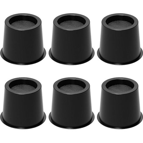 Rehausseurs de lit en plastique 4/6/9, 10 cm de hauteur, supports robustes pour meubles/canapés/tables, base antidérapante, capacité de 680 kg, plusieurs couleurs, lot de 6 (1/5)