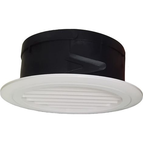 Rejilla de ventilación AIDUCHO con mosquitera, salida de aire de plástico (125 mm) (1/4)