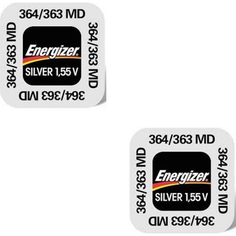 .2 piles Energizer 364/363.
