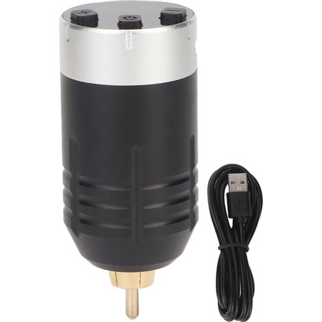 Alimentation sans fil pour machine à tatouage, batterie rechargeable 1500 mAh avec écran LED (1/5)