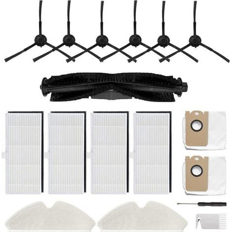 Panno per la pulizia, spazzola, filtro, sacchetti di ricambio, set di accessori per aspirapolvere robot Proscenic M7 Pro e Kyvol Cybovac S31. (1/5)