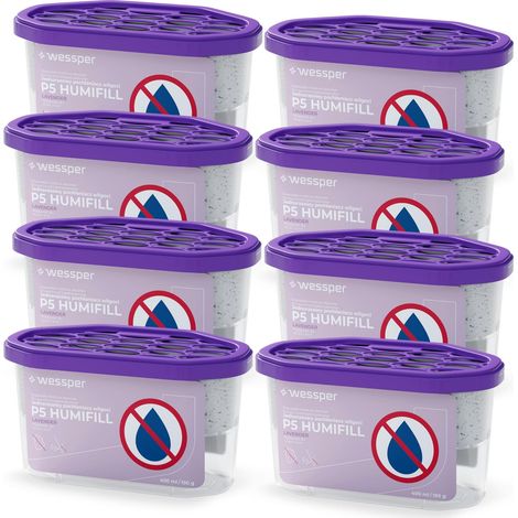 absorbeur d'humidité, jetable 400 ml, lavende - 8 pièce (1/5)