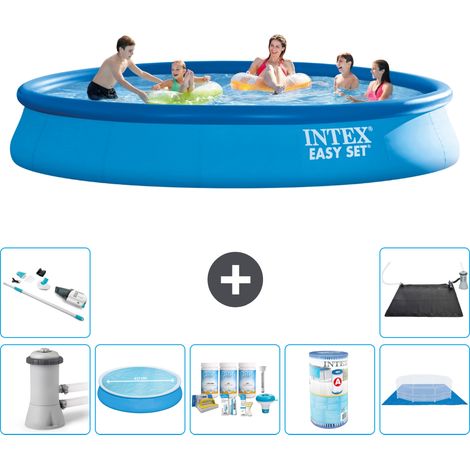 Intex Piscine Easy Set Ronde - 457x84 cm - 8-pièces S31228 (1/5)