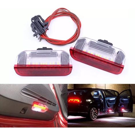 Lampe Led D'Entrée - 2 Pièces - 12 V - Compatible Volkswagen Golf 5 6 7 Passat B6 B7 B8 Tiguan - Montage Direct (1/5)