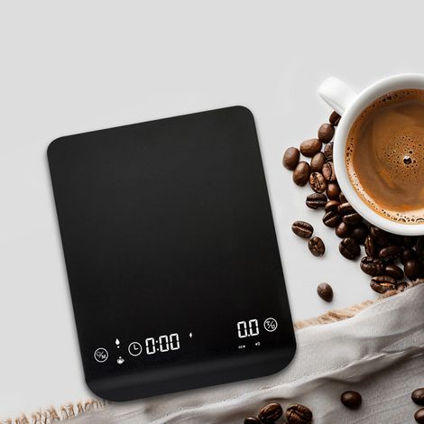 Kaffeewaage, elektronische Waage, Küchenwaage, Kaffeewaage mit Timer, Smart-Home-Waage