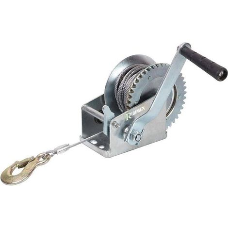 Treuil à Manivelle 540 kg - 3,15 kg - Sangle Renforcée - Pratique et Efficace - Fiable - D-Work