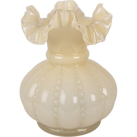 Vase Décoratif en Verre Rose pour Fleurs et Décoration d'Intérieur Moderne Ø 14 x 25 cm - PANGIVO (1/5)
