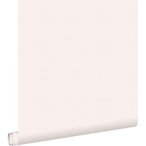 papier peint lin rose poudre clair - ESTAhome (1/5)