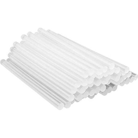 Lot de 50 bâtonnets de colle thermofusible universels Ø 11 mm - Bâtonnets transparents pour pistolet à colle, longueur 20 cm (1/4)