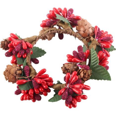 Couronne de Noël artificielle à faire soi-même (1/5)
