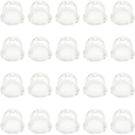 20 Pièces Carburateur Amorce Pompe Ampoule 22 mm Poire Pompe Amorcage Accessoires de Carburateur pour Debroussailleuse Tronçonneuse Souffleur Tondeuse (1/4)