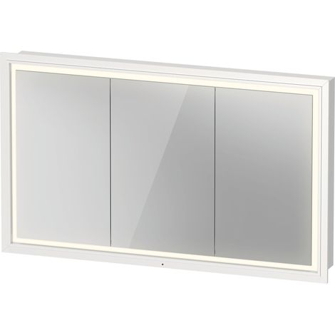 Duravit L-Cube Spiegelschrank mit LED-Beleuchtung, 3 Türen,