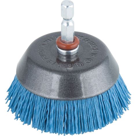 Brosse soucoupe en nylon Wolfcraft 2729000 (1/4)
