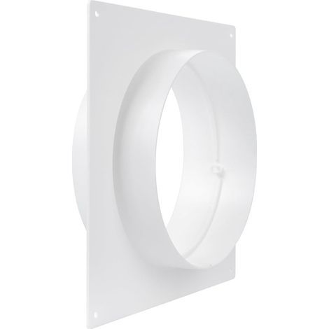 Anschlussstück für Klimaanlagen-Abluftschlauch – 150 mm – 200 x 200 mm – Weiß (1/5)