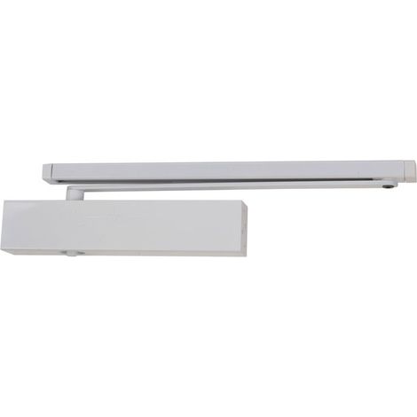 Groom – Ferme-porte automatique à glissière NF EN 1154 – Force 3 à 5 – Poids max 100 kg – Bras anti-vandalisme – Installation réversible - GR500