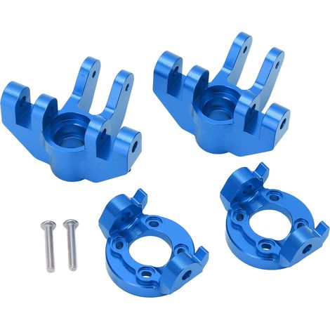Base de Siège C et Porte-Fusée Avant en Alliage d'Aluminium pour Camion LOSI LMT 1/8, Bleu