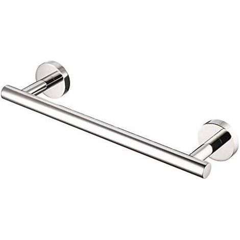 Portasciugamani da parete, supporto per asciugamani da bagno, acciaio inox SUS 304, mensola per doccia, 30 cm, superficie lucida, A2000S30DG (1/5)