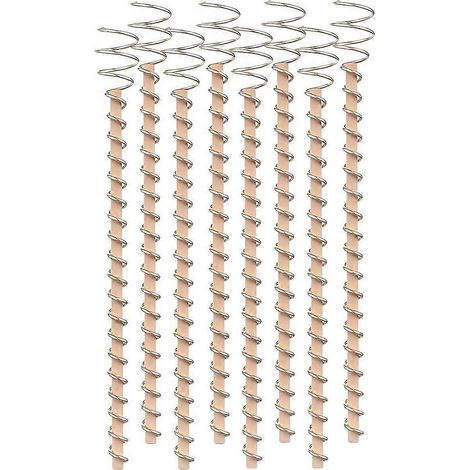 8 lot Electroculture Copper Gardening Antenna Pure Copper fil Copper jardin Stakes pour culture plantes 17 pouce (1/5)