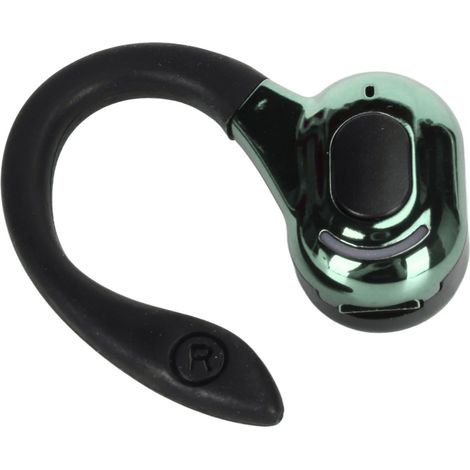 Bluetooth 5.2-Kopfhörer, HiFi-Stereo-Sound, HD-Anrufe, Geräuschunterdrückung, IPX4 wasserdicht, kabellose Mono-Bluetooth-Ohrhörer, schwarz und grün (1/5)
