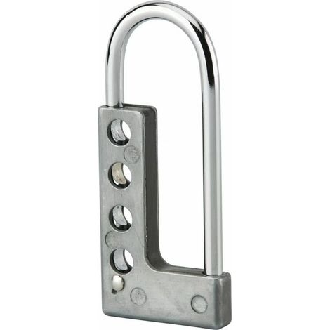 Moraillon en aluminium pour 4 cadenas - (1/2)