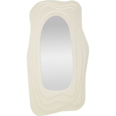Miroir Mural Design "Daphné" 165cm Blanc
